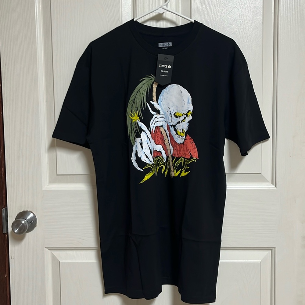 Stance Graphic Tee Mens Black Size Large NWT